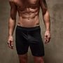 Luxe Lotus Relaxed Fit Boxer Short in Black | James Perse Los Angeles