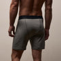 Luxe Lotus Relaxed Fit Boxer Short in Heather Grey | James Perse Los Angeles
