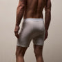 Luxe Lotus Relaxed Fit Boxer Short in White | James Perse Los Angeles