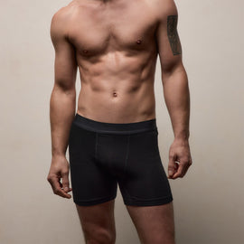 Elevated Lotus Sport Boxer Short in Black | James Perse Los Angeles