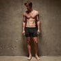 Elevated Lotus Sport Boxer Short in Carbon | James Perse Los Angeles