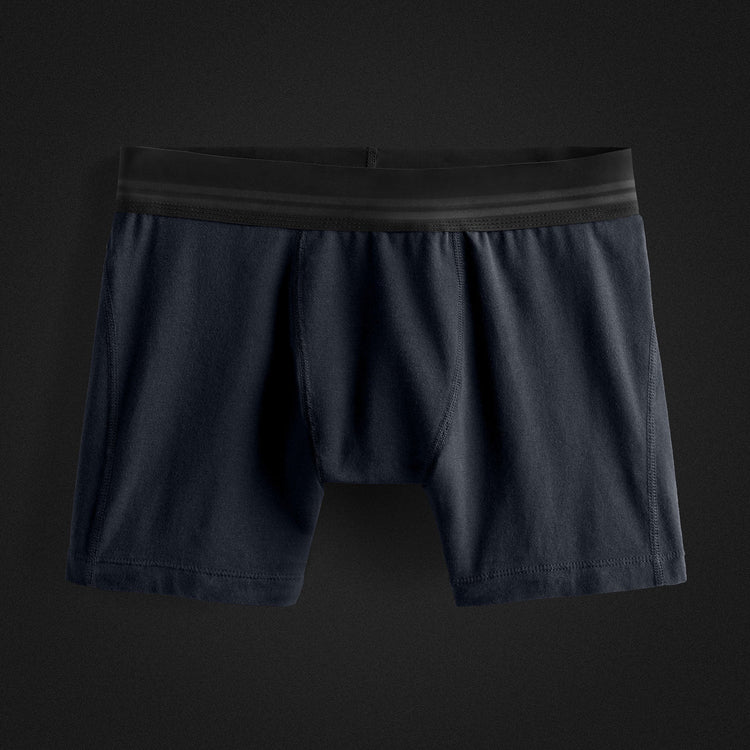 Elevated Lotus Sport Boxer Short in French Navy | James Perse Los Angeles