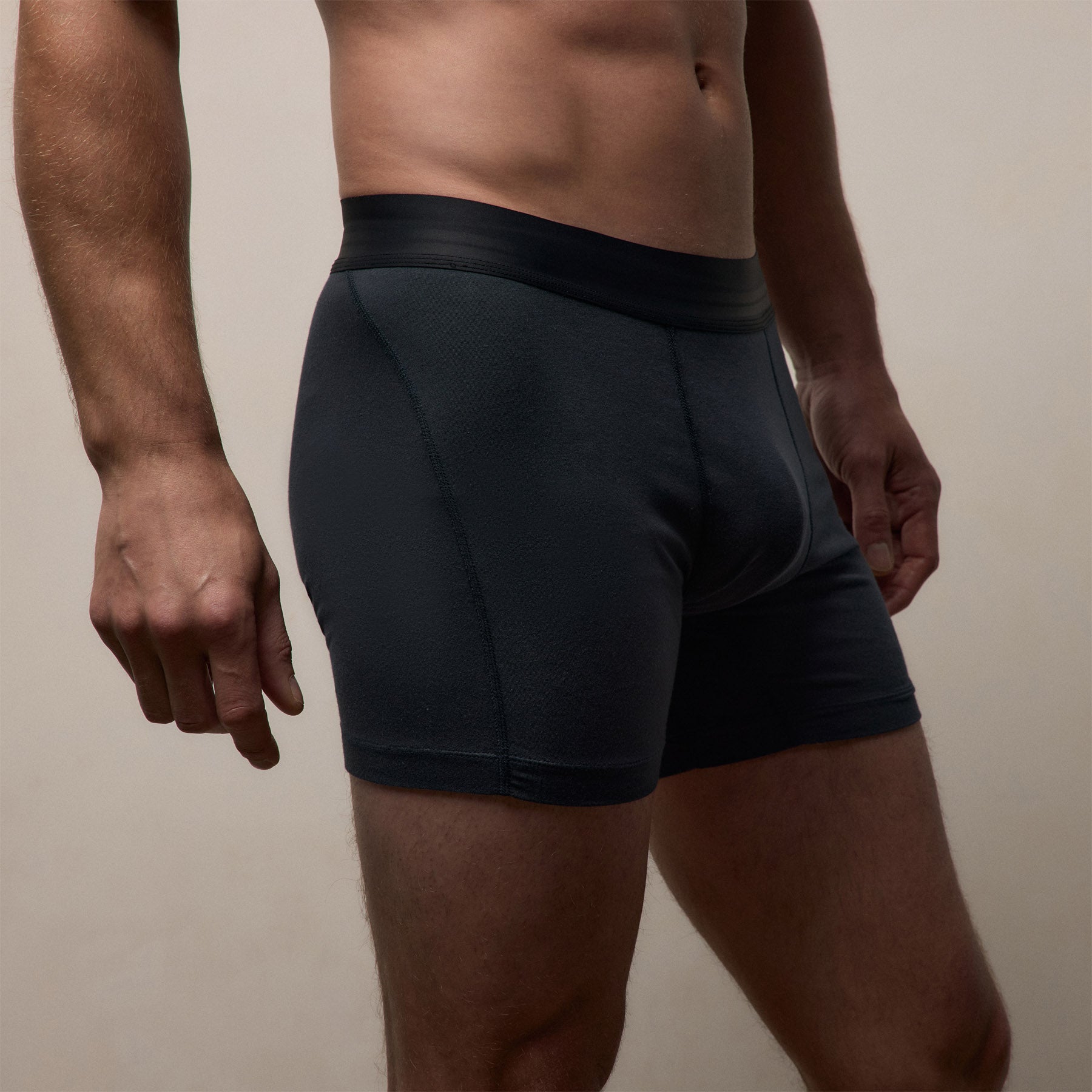 Elevated Lotus Sport Boxer Short in French Navy | James Perse Los Angeles