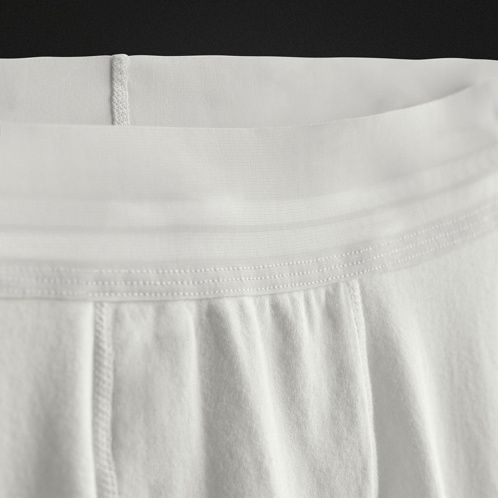Elevated Lotus Sport Boxer Short in White | James Perse Los Angeles FLAT