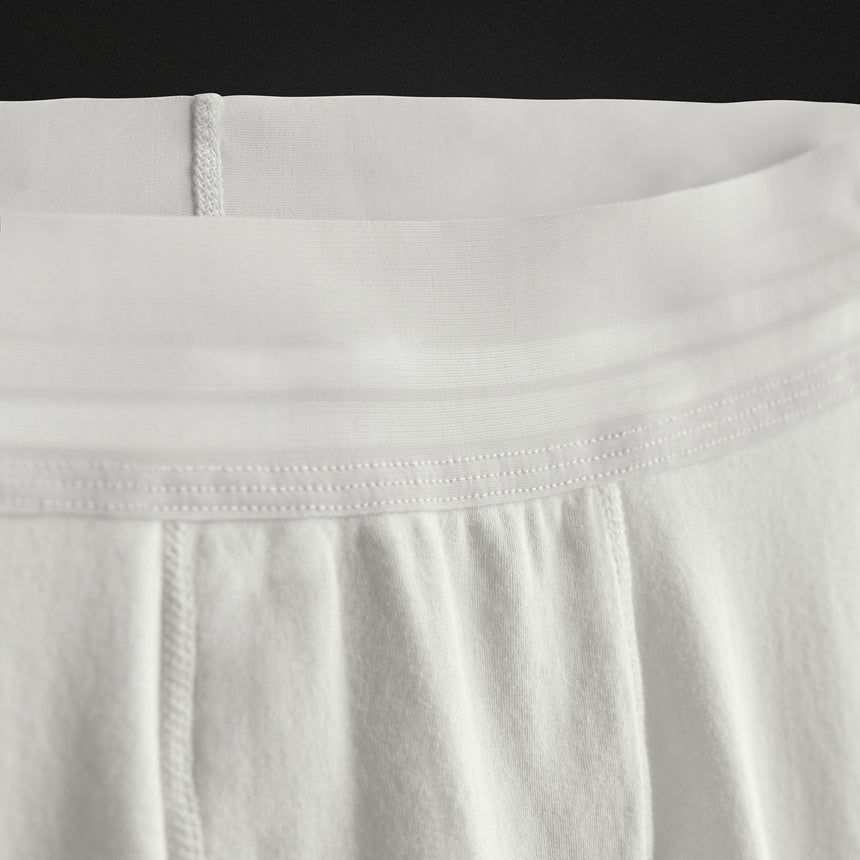 Elevated Lotus Sport Boxer Short in White | James Perse Los Angeles FLAT