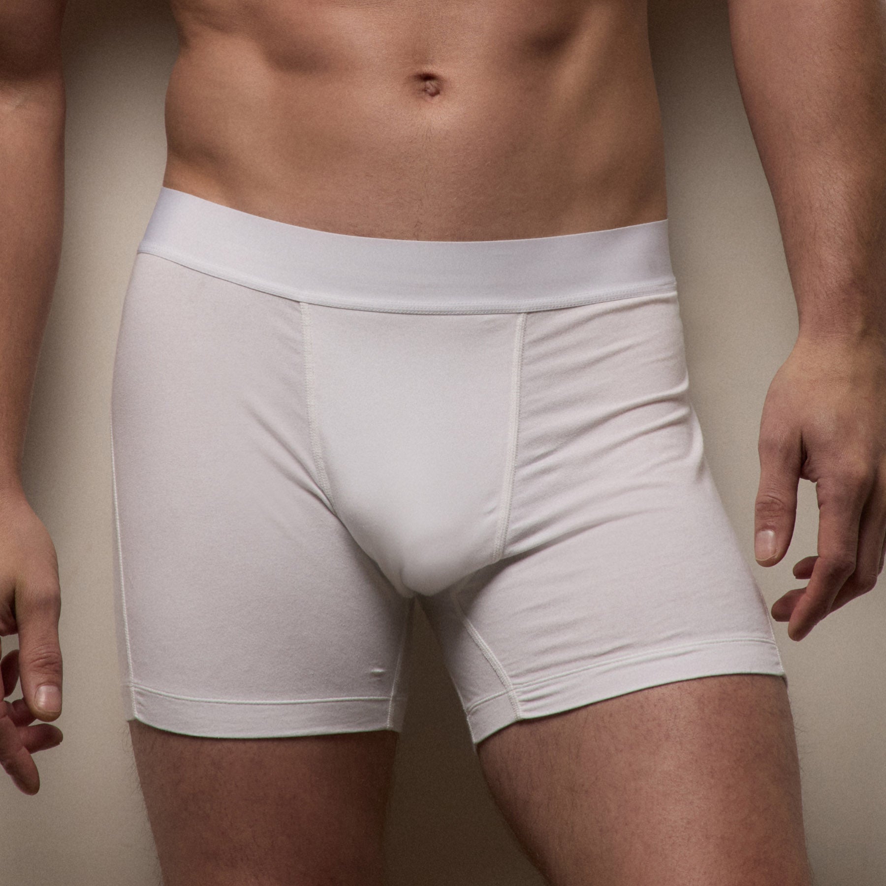 Elevated Lotus Sport Boxer Short in White | James Perse Los Angeles
