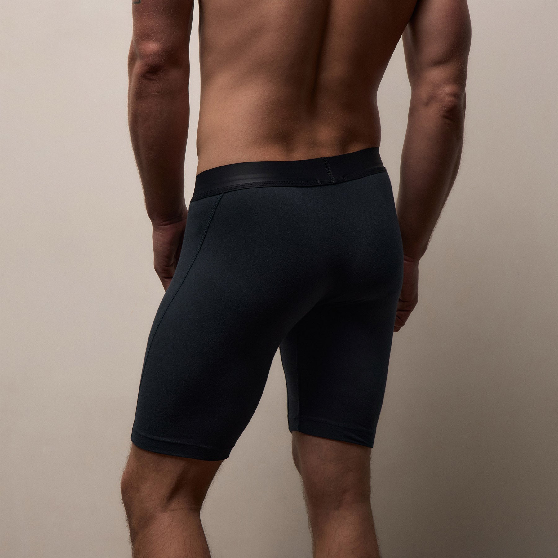 Elevated Lotus Sport Boxer  Long in French Navy | James Perse Los Angeles