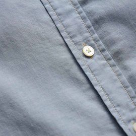 Featherweight Denim Utility Shirt in Bleach Wash | James Perse Los Angeles