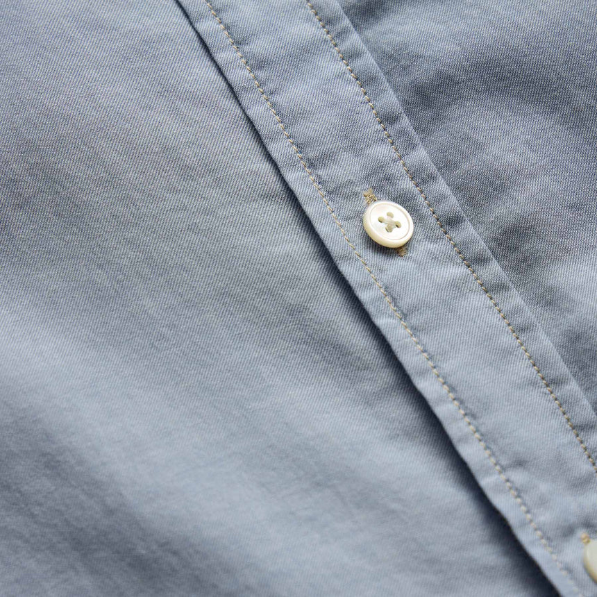 Featherweight Denim Utility Shirt in Bleach Wash | James Perse Los Angeles