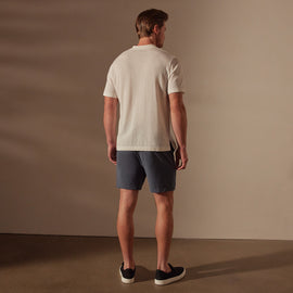San Jacinto Knit Polo in White | James Perse Los Angeles