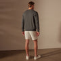 Stretch Cotton Crew Sweater in Flint | James Perse Los Angeles