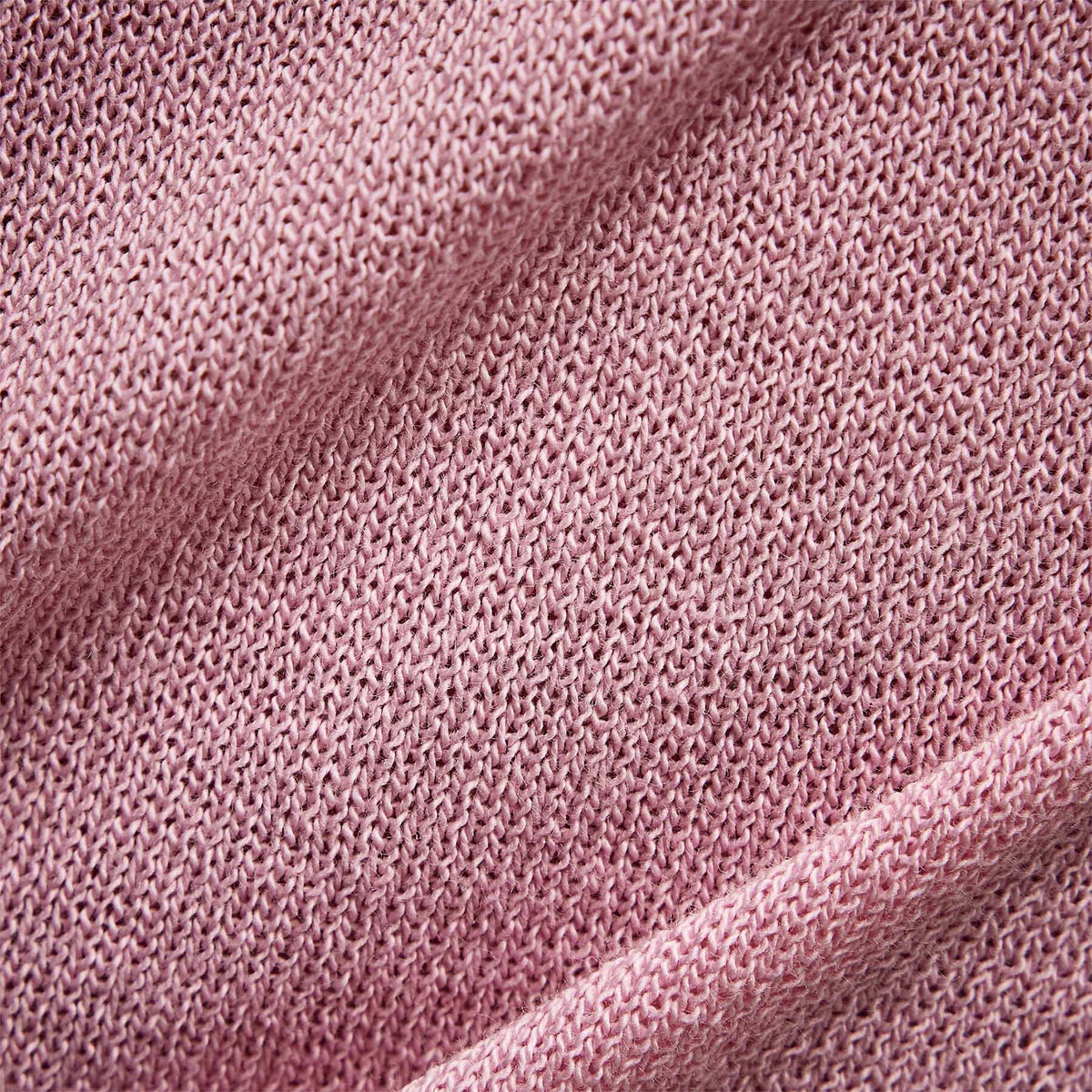 Stretch Cotton Crew Sweater in Peony | James Perse Los Angeles