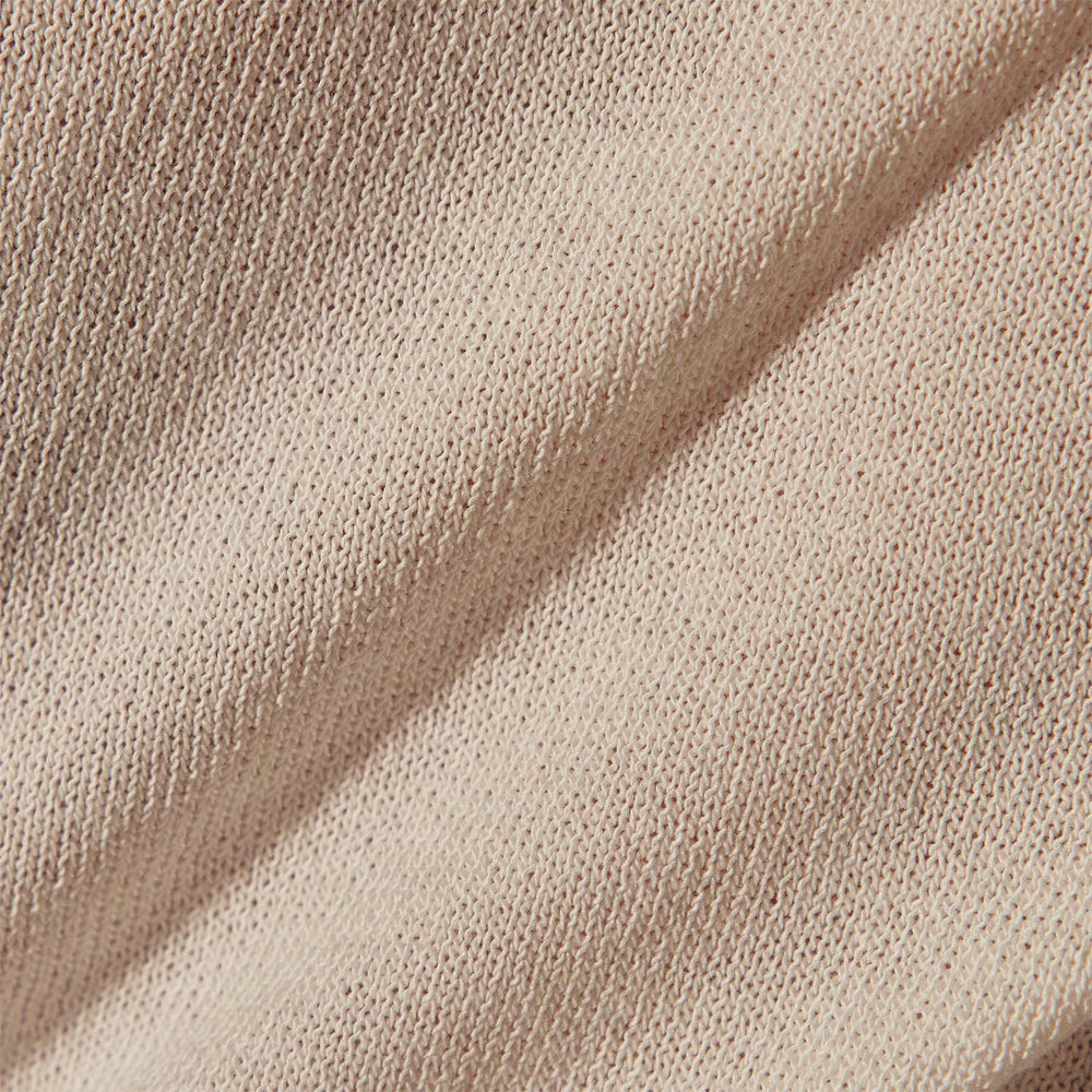 Stretch Cotton Crew Sweater in White | James Perse Los Angeles
