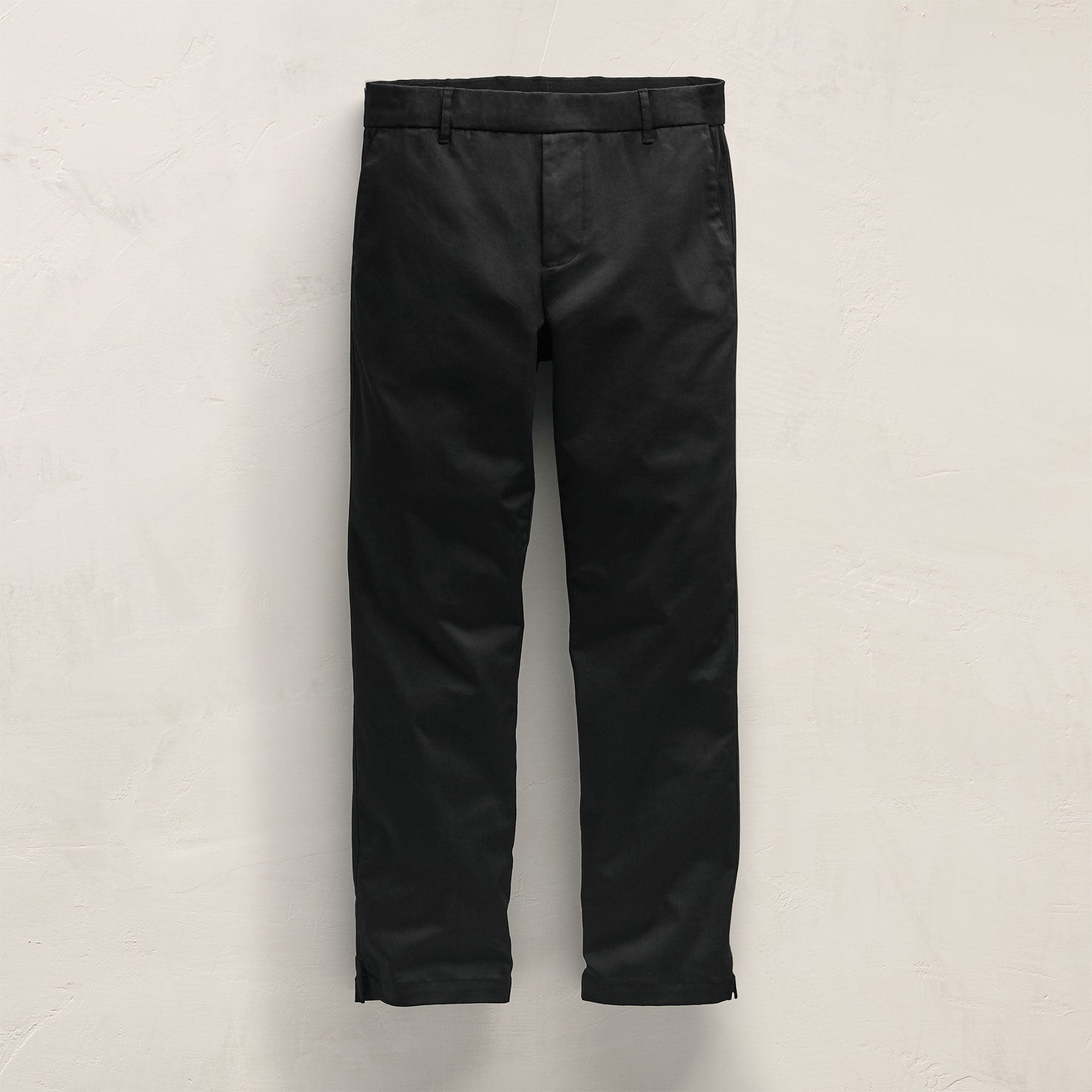 Stretch Micro Twl Golf Trouser in Black | James Perse Los Angeles FLAT