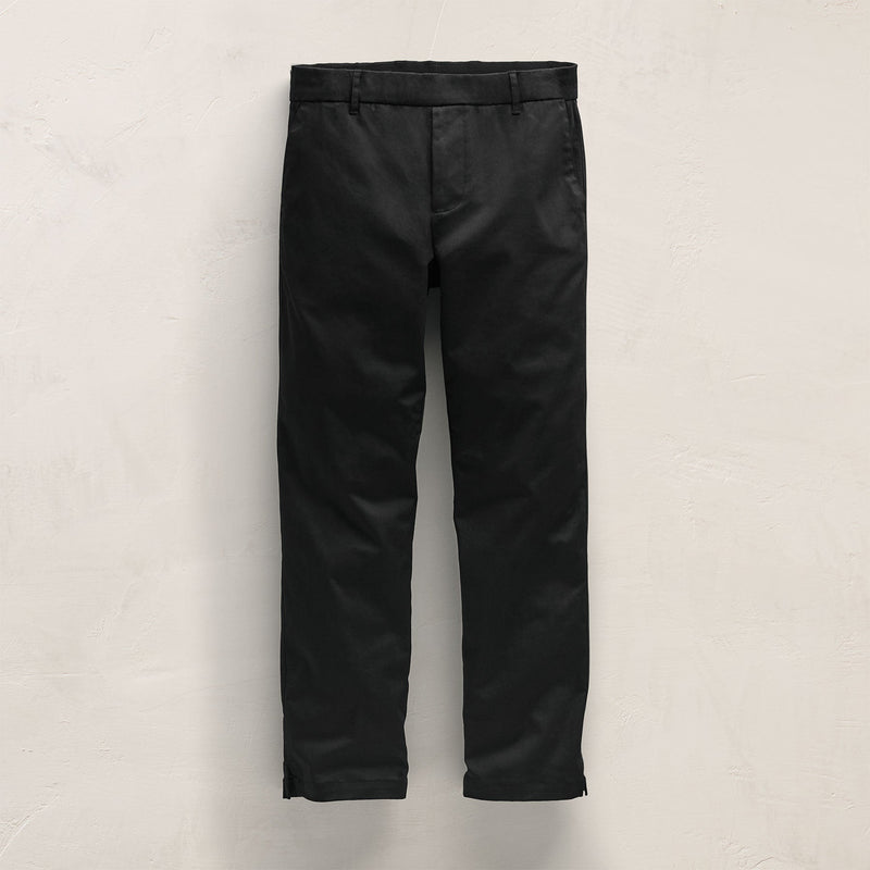 Stretch Micro Twl Golf Trouser in Black | James Perse Los Angeles FLAT