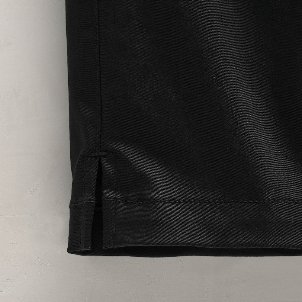 Stretch Micro Twl Golf Trouser in Black | James Perse Los Angeles FLAT