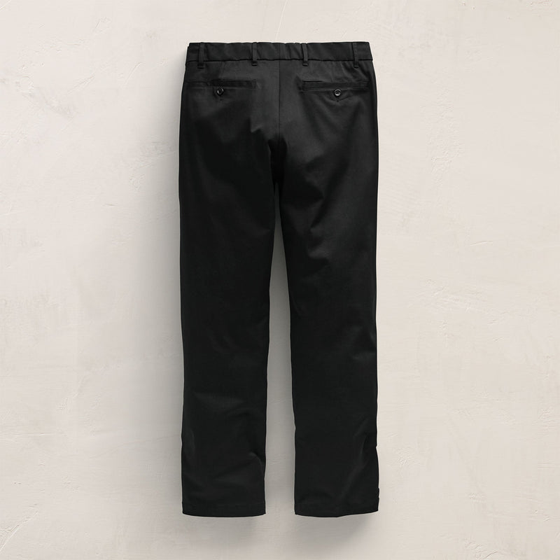 Stretch Micro Twl Golf Trouser in Black | James Perse Los Angeles FLAT