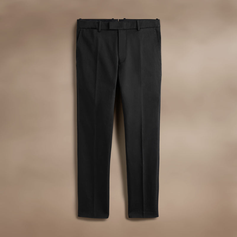 Stretch Micro Twill Trouser in Black | James Perse Los Angeles