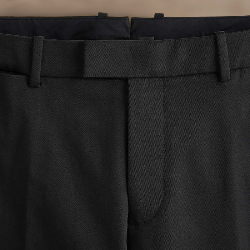 Stretch Micro Twill Trouser in Black | James Perse Los Angeles