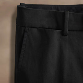 Stretch Micro Twill Trouser in Black | James Perse Los Angeles