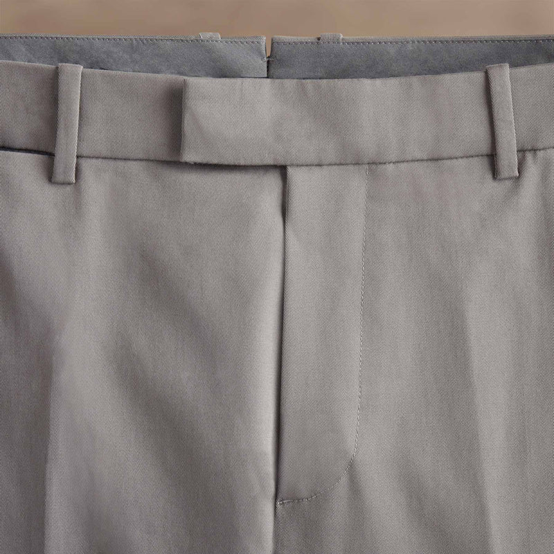 Stretch Micro Twill Trouser in Mid Grey | James Perse Los Angeles