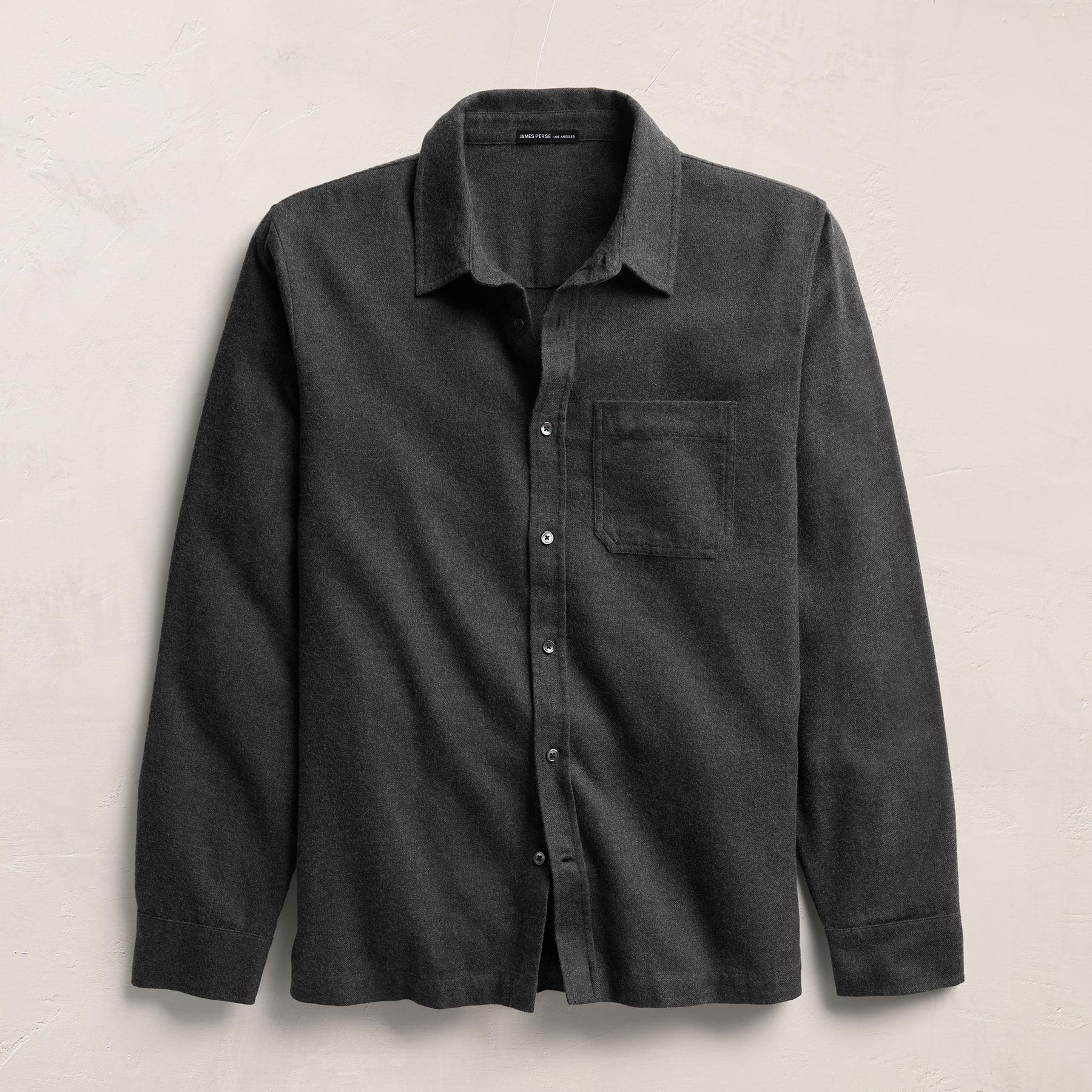 Cotton Cashmere Shirt - Anthracite