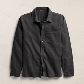 Cotton Cashmere Shirt - Anthracite