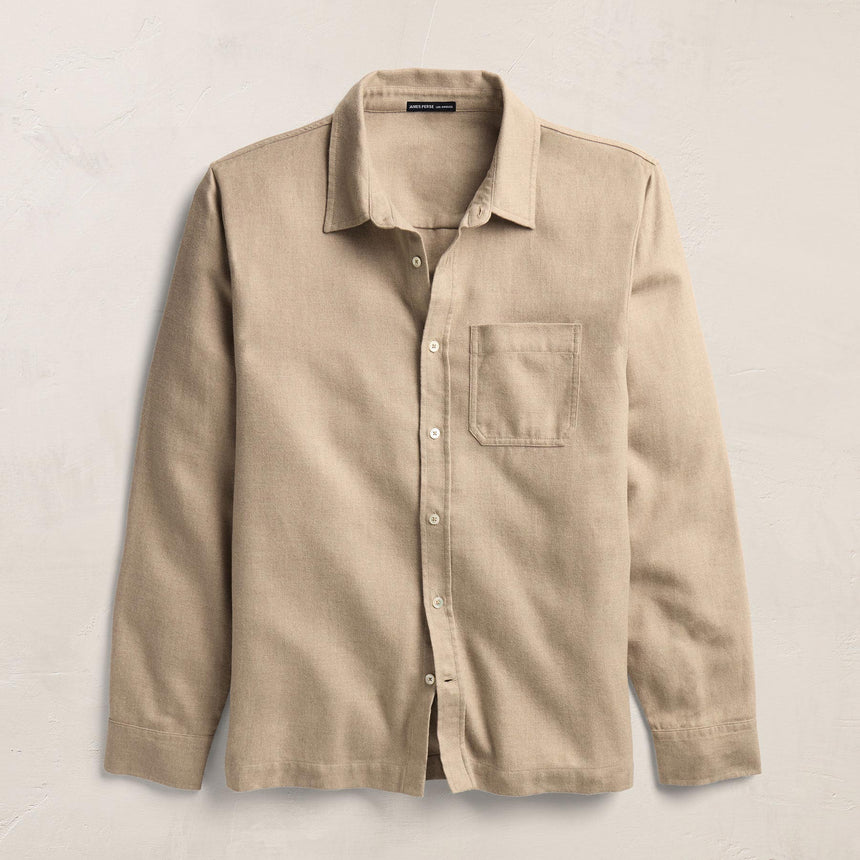 Cotton Cashmere Shirt - Coyote