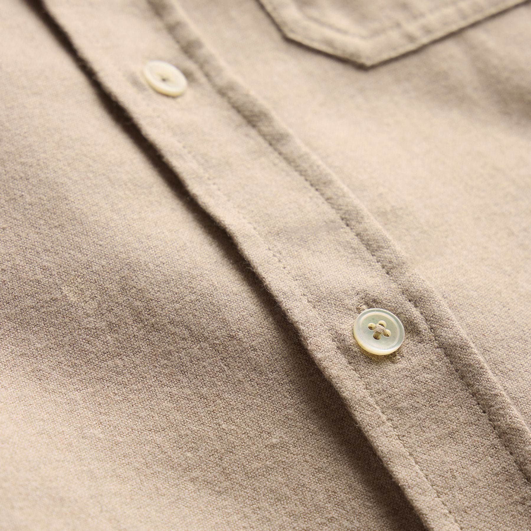 Cotton Cashmere Shirt - Coyote