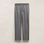 Suede Trim Wool Drawstring Trouser in Heather Grey | James Perse Los Angeles