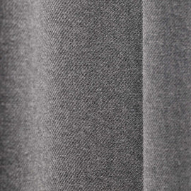 Suede Trim Wool Drawstring Trouser in Heather Grey | James Perse Los Angeles