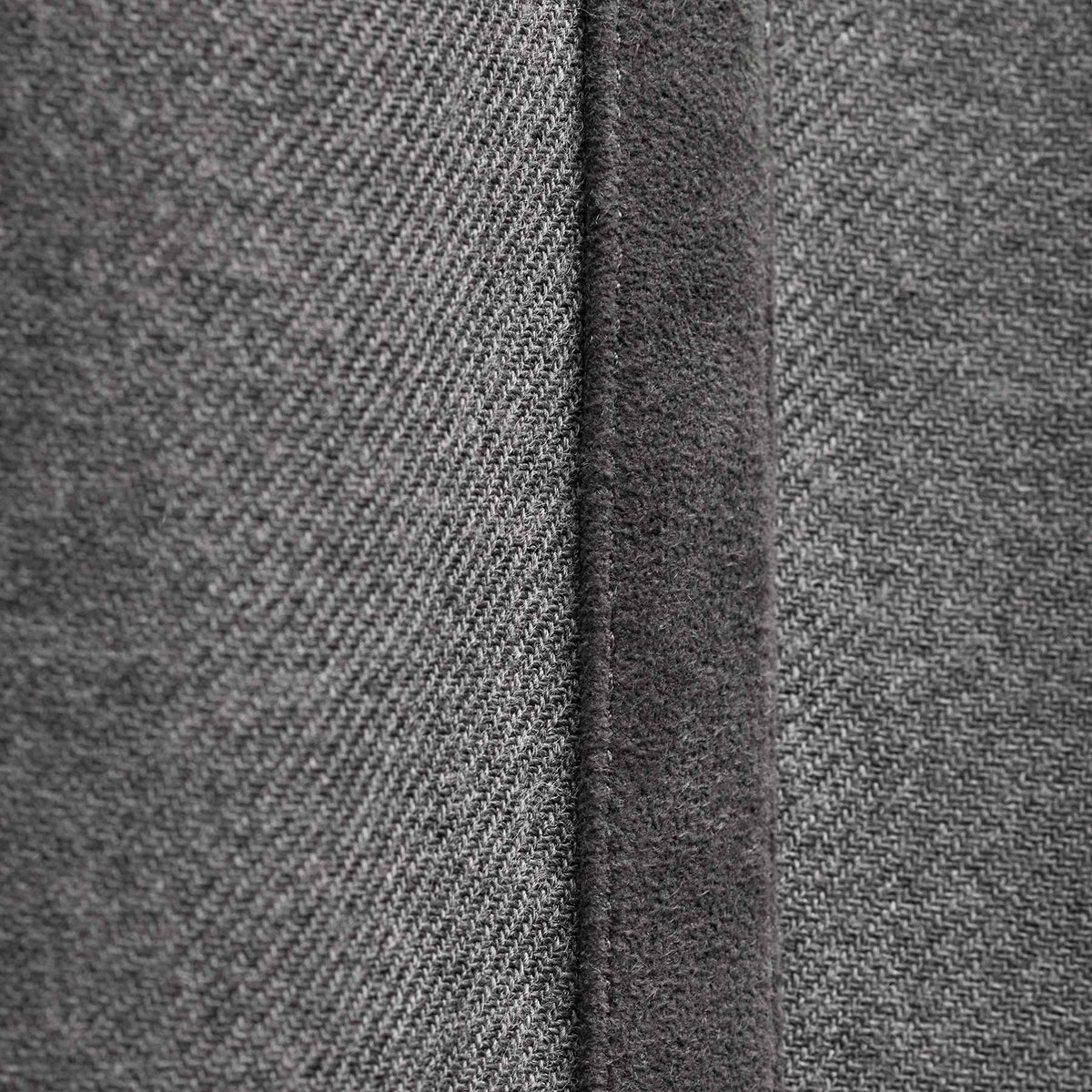 Suede Trim Wool Drawstring Trouser in Heather Grey | James Perse Los Angeles