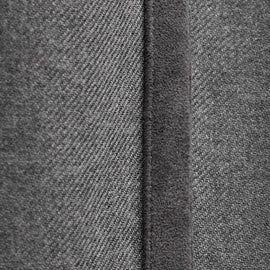Suede Trim Wool Drawstring Trouser in Heather Grey | James Perse Los Angeles