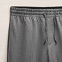 Suede Trim Wool Drawstring Short in Heather Grey | James Perse Los Angeles