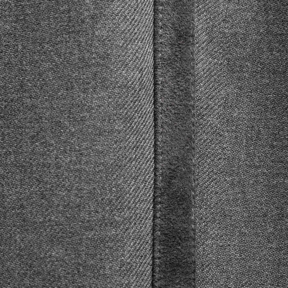 Suede Trim Wool Drawstring Short in Heather Grey | James Perse Los Angeles