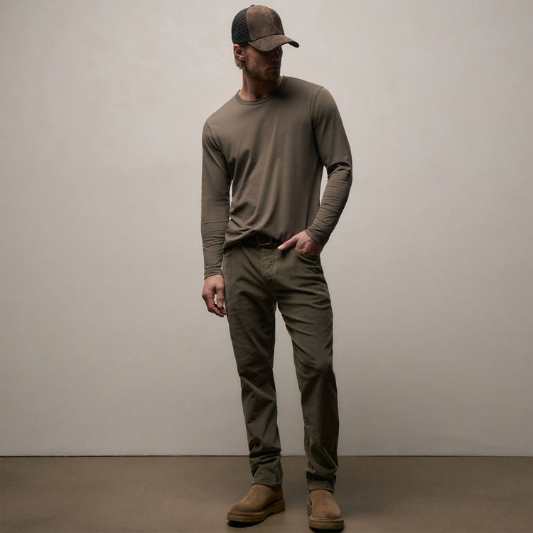 Corduroy 5 Pocket Pant - Army Green Pigment
