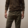 5 Pocket Corduroy Pant in Army Green Pigment | James Perse Los Angeles