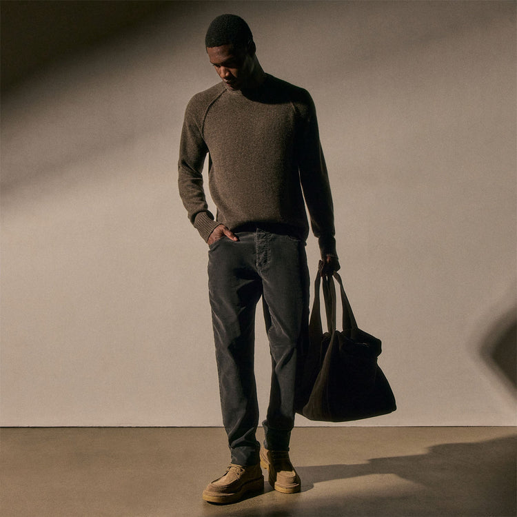 5 Pocket Corduroy Pant in Magma Pigment | James Perse Los Angeles