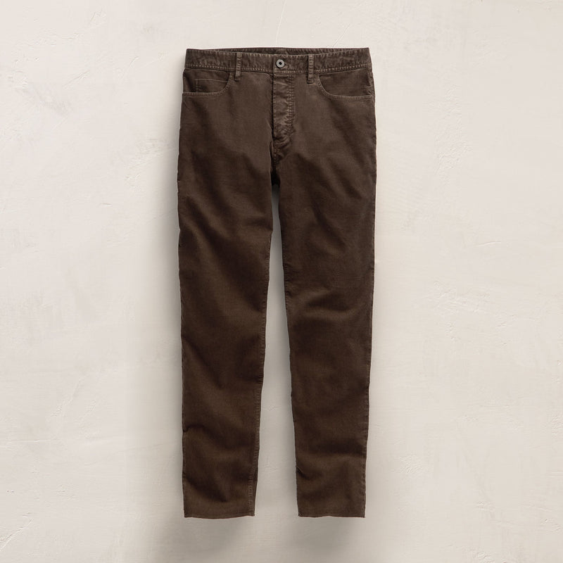 5 Pocket Corduroy Pant in Porcupine | James Perse Los Angeles FLAT