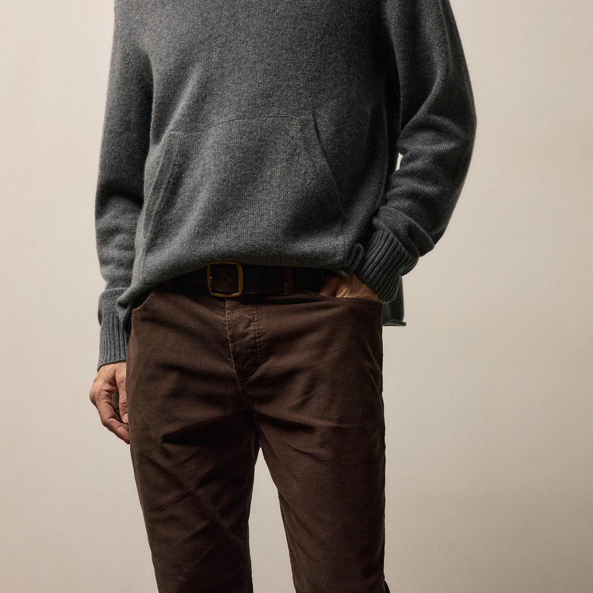 5 Pocket Corduroy Pant in Porcupine | James Perse Los Angeles