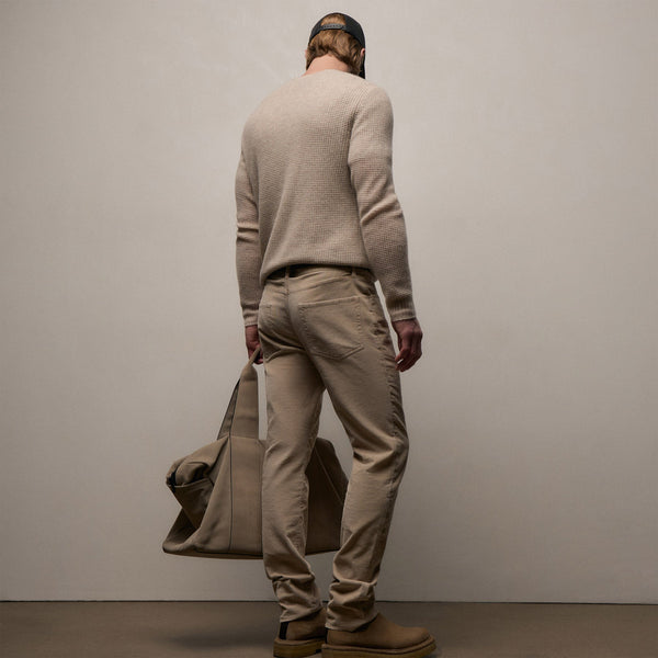 Corduroy 5 Pocket Pant in Stone Pigment | James Perse Los Angeles