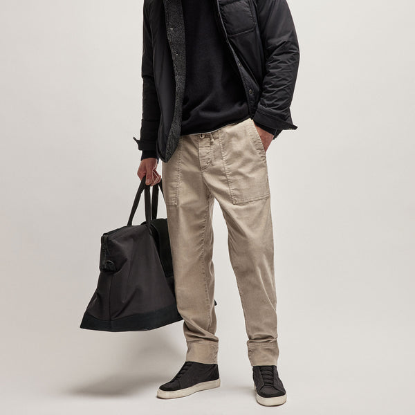 Corduroy Utility Pant in Toast Pigment | James Perse Los Angeles