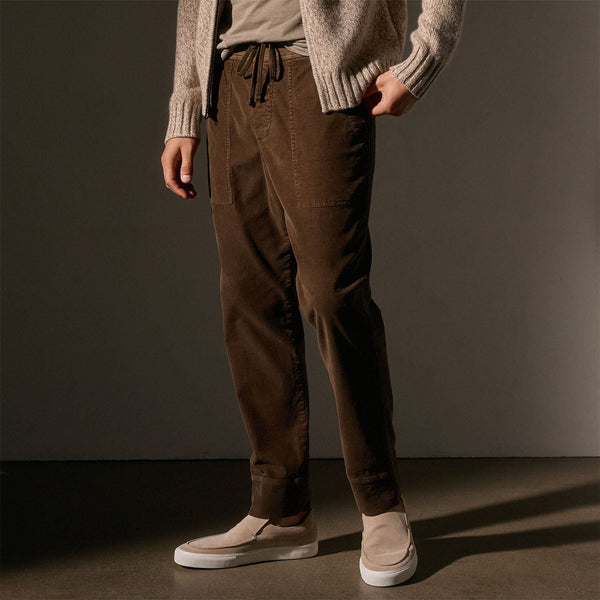 Corduroy Utility Pant in Umber Pigment | James Perse Los Angeles