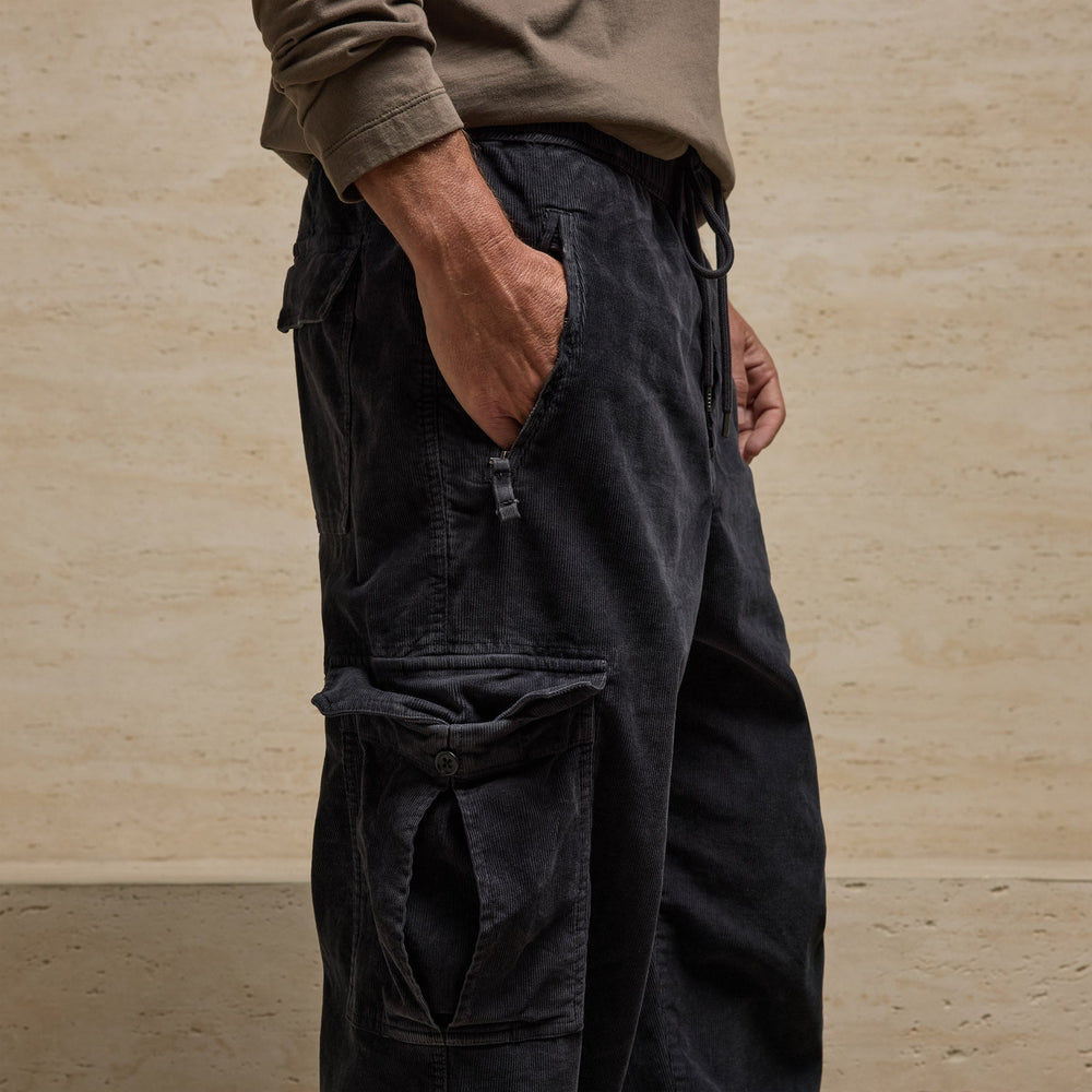 Corduroy Utility Pant in Classic Navy | James Perse Los Angeles