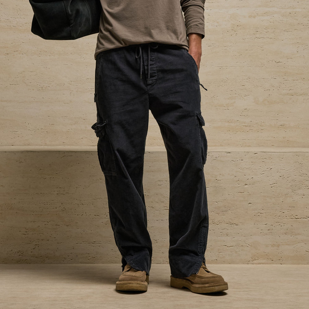 Corduroy Utility Pant in Classic Navy | James Perse Los Angeles
