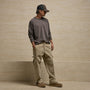Corduroy Utility Pant in Light Khaki Pigment | James Perse Los Angeles