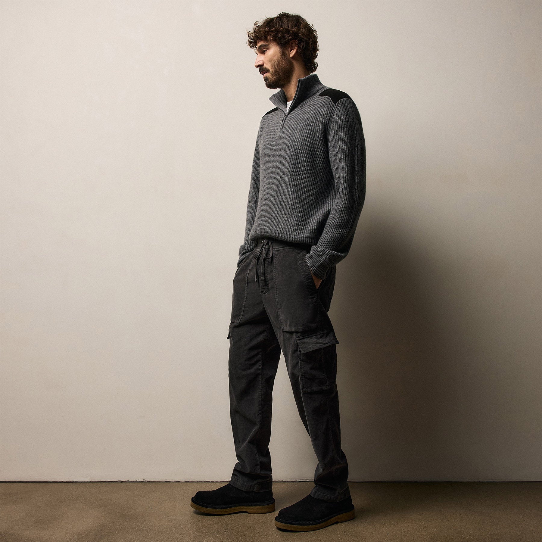 Cord Utility Pant - Magma Pigment | James Perse Los Angeles