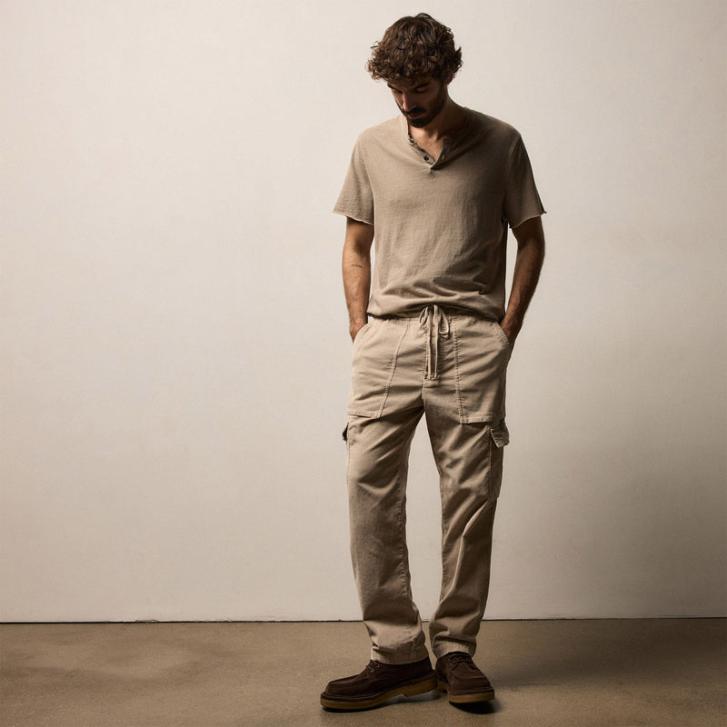 Cord Utility Pant in Stone Pigment | James Perse Los Angeles