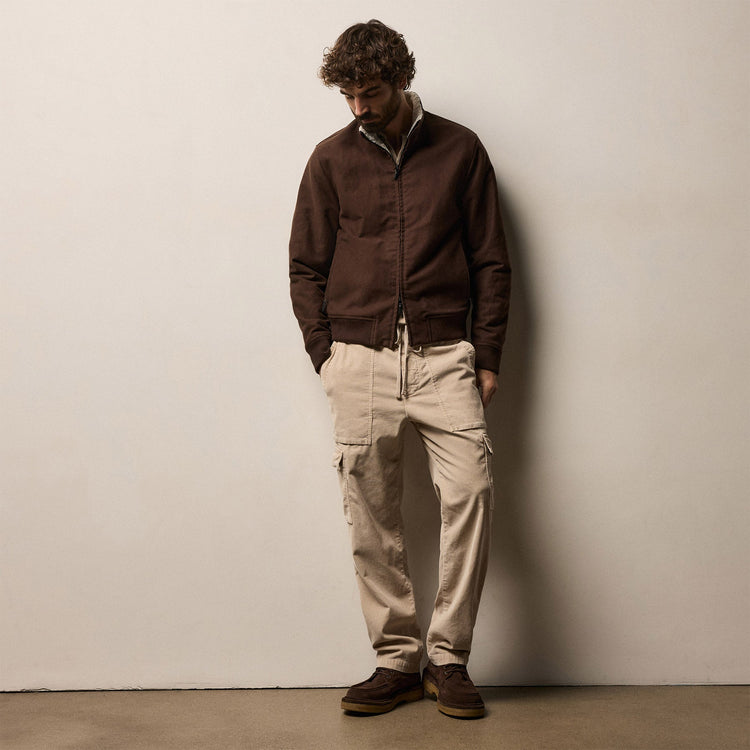 Cord Utility Pant in Stone Pigment | James Perse Los Angeles