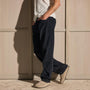 Corduroy Wide Leg 5 Pocket Pant in Classic Navy | James Perse Los Angeles